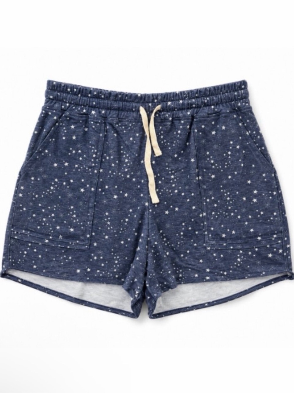 LA Threads Active Navy Star Print Shorts, NWOT, Women’s Medium